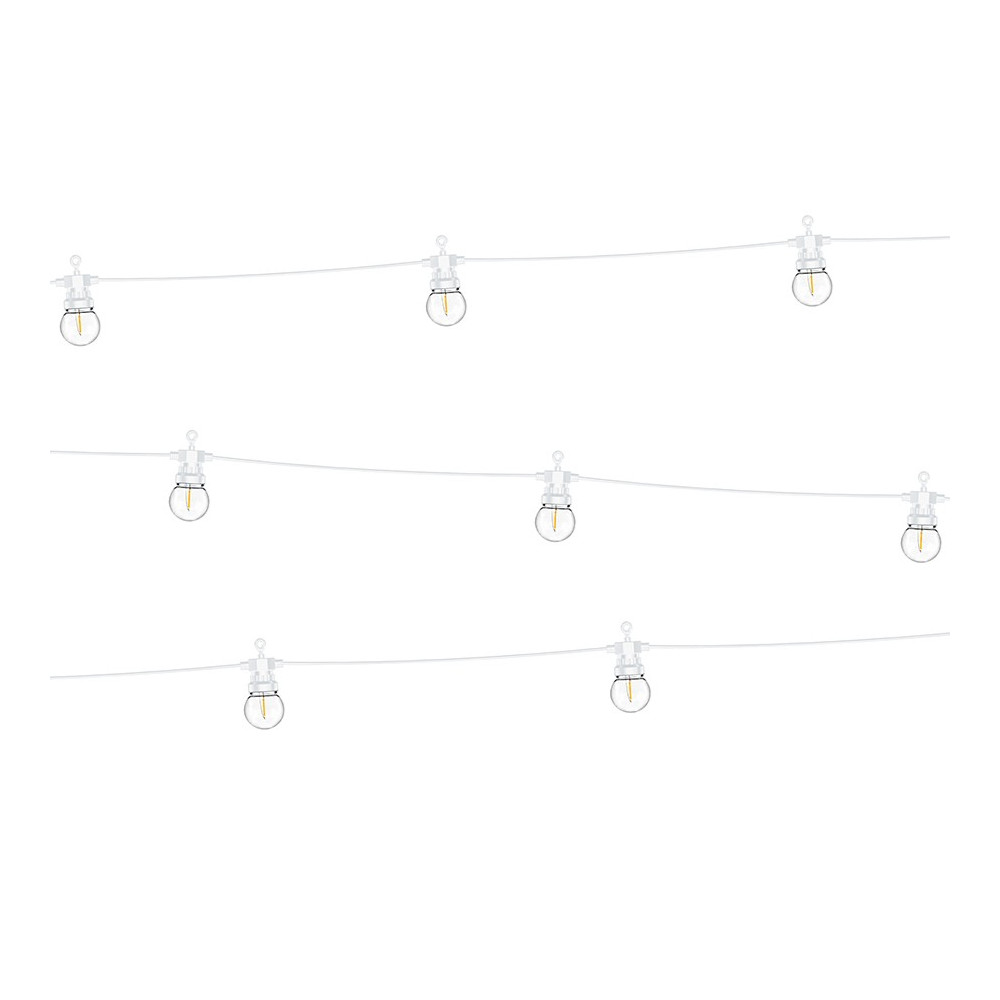 Guirlande lumineuse "ampoules blanches" - 5 m