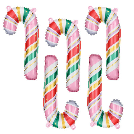 5 petits ballons "canne à...