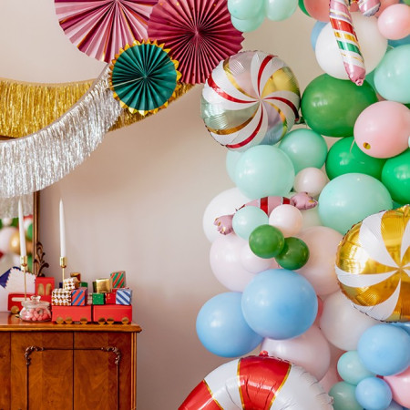 5 petits ballons "canne à...