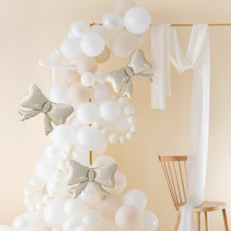 3 ballons mylar "nœud...