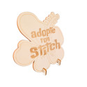 Panneau sur pieds "Adopte ton Stitch"