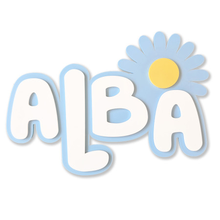 Prénom plexiglas...