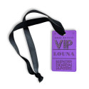 Badge VIP personnalisé miroir violet "Kpop Demon Hunters"