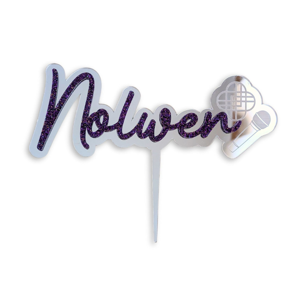 Cake topper personnalisé plexiglas "Kpop Demon Hunters"