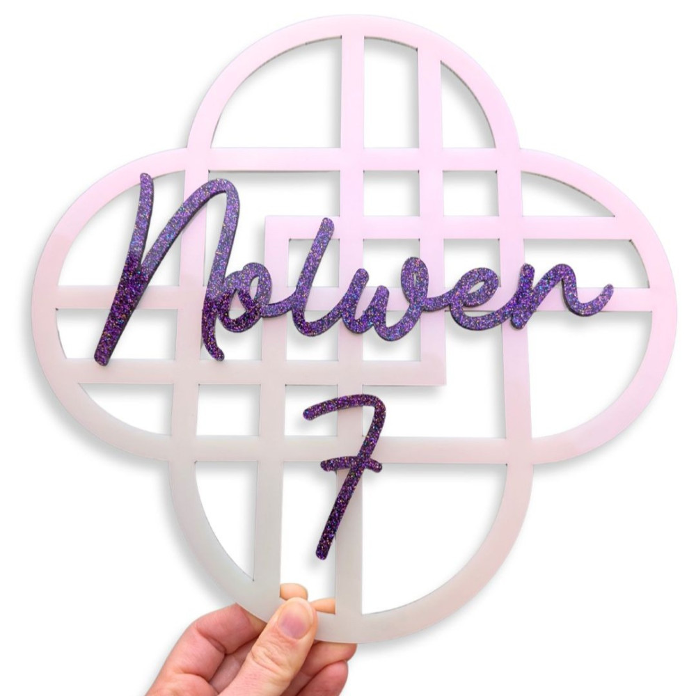 Grande décoration personnalisée plexiglas "Kpop Demon Hunters"