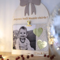 Cadre photo personnalisable "Petit nœud"