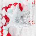 Ballon mylar Flocon de neige