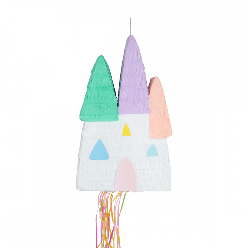Pinata pastel "chateau de princesse" - 45 cm