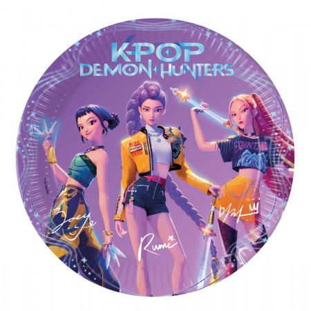 8 assiettes "Kpop Demon...
