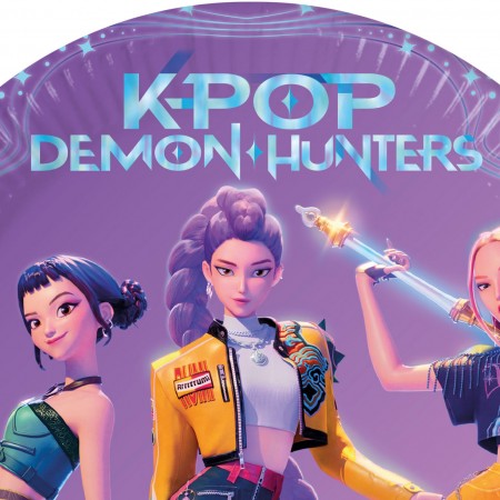 8 assiettes "Kpop Demon...