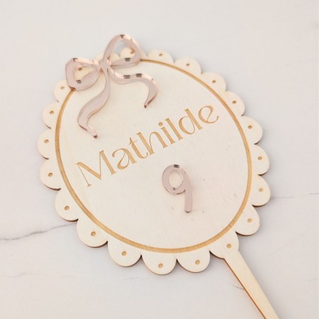 Cake topper personnalisable...