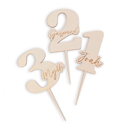Cake topper personnalisable...