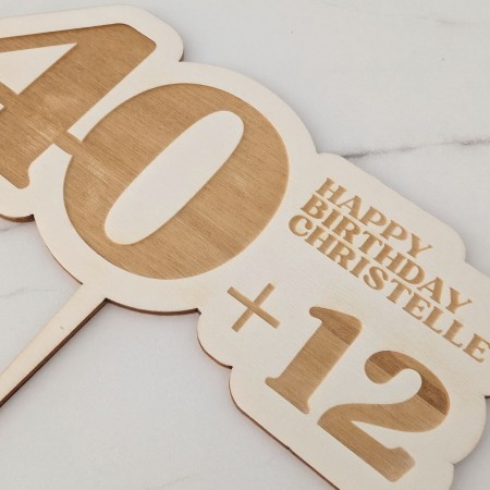 Cake topper personnalisable...
