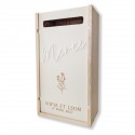 Urne personnalisable bois "Merci"