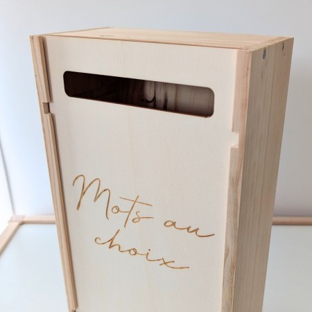 Urne personnalisable bois...