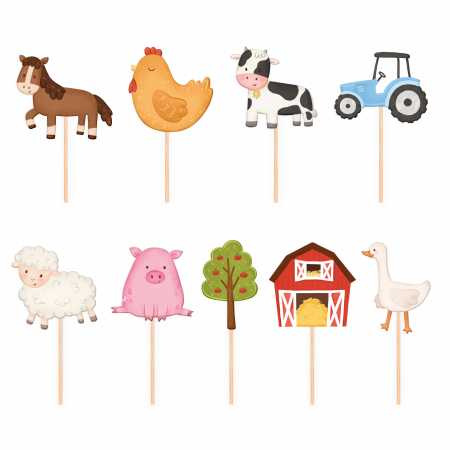 9 pics à gâteaux "animaux...