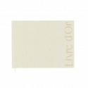 Livre d'or "lin et gold"