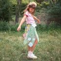 Guirlande de fleurs en papier pastel - 3 m