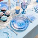 6 assiettes "frost" - 23 cm