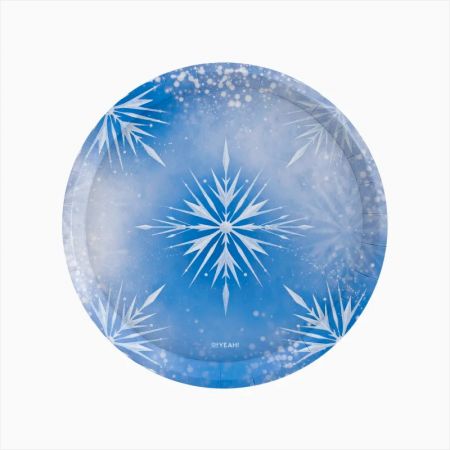 6 assiettes "frost" - 23 cm