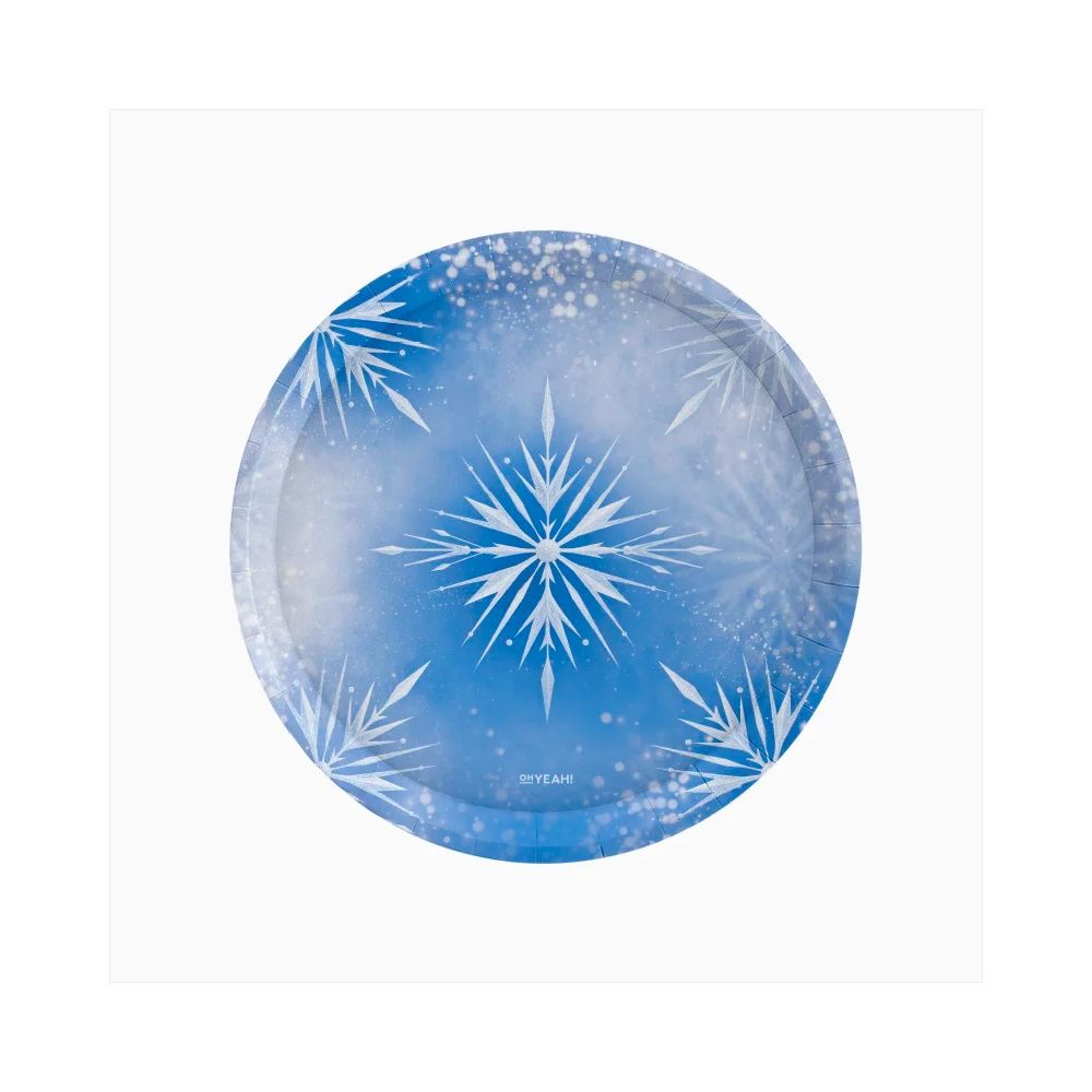 6 assiettes "frost" - 23 cm