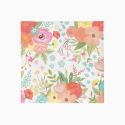 30 serviettes "spring flower" - 16,5 cm