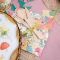 30 serviettes "spring flower" - 16,5 cm