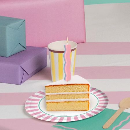 20 serviettes colorées "Dolce vita" - 16,5 cm