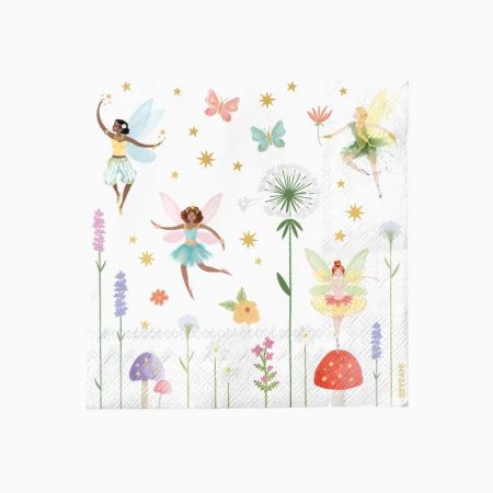 20 serviettes "fairy" - 16,5 cm