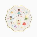 6 assiettes "fairy" - 23 cm