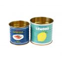Lot de 2 boîtes déco "conserve Lemon & Harissa" - Taille petite
