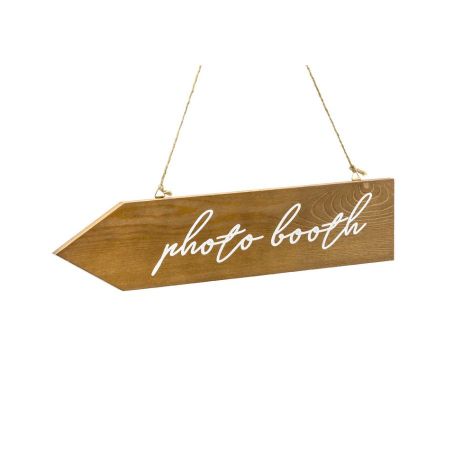 Panneau directionnel en bois - 36 cm