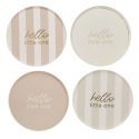 8 assiettes "Baby shower nuage"