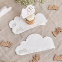 16 serviettes "Baby shower nuage"