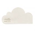 16 serviettes "Baby shower nuage"