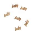 Confettis en bois "Baby shower nuage" - 14g