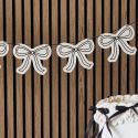 Guirlande de noeud noirs "HB petit noeud" - 2m