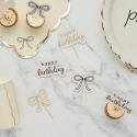 12 pics à gateaux "HB petit noeud"