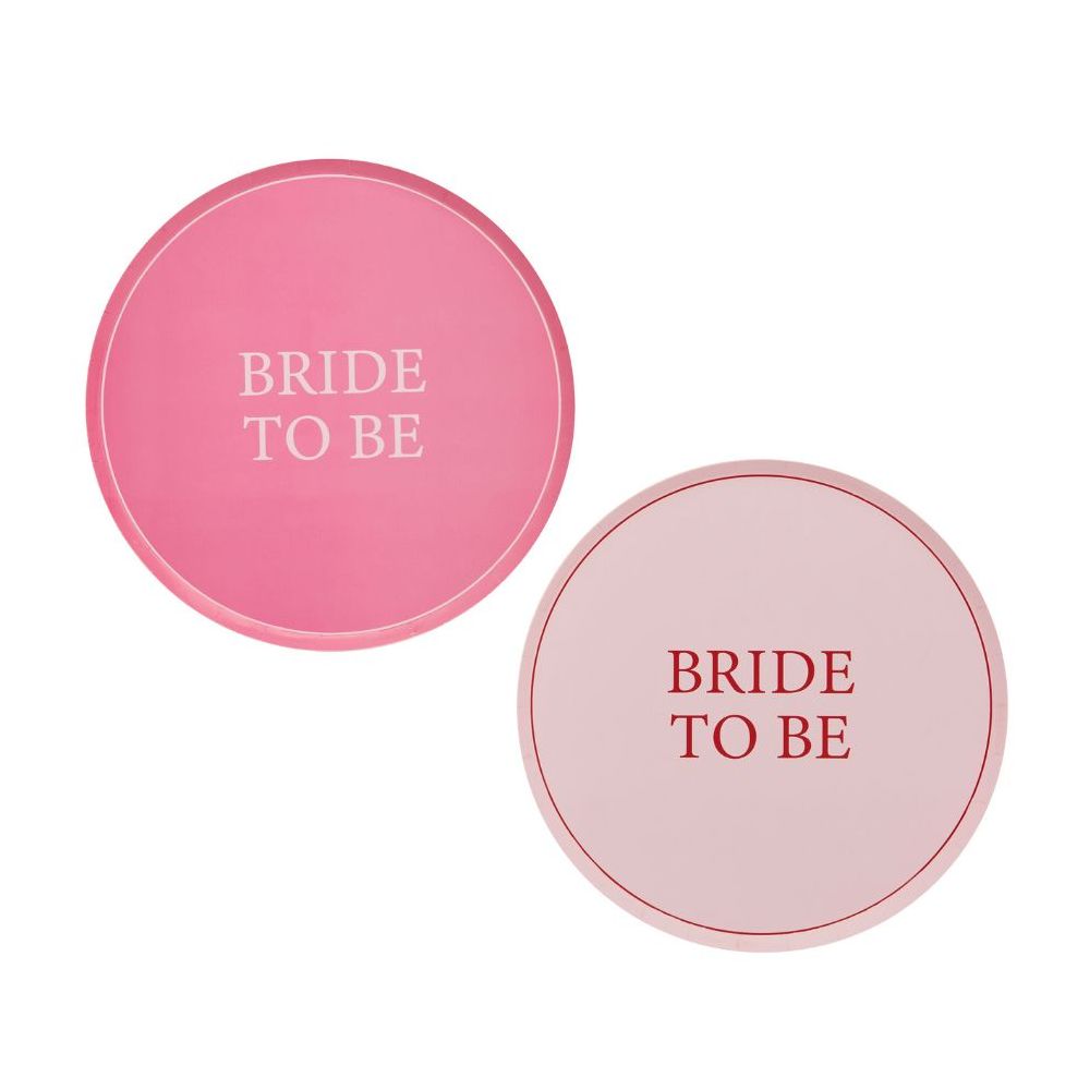 8 assiettes "Team Bride only"