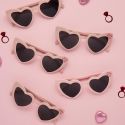5 paires de lunettes "Team Bride"