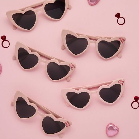 5 paires de lunettes "Team Bride"
