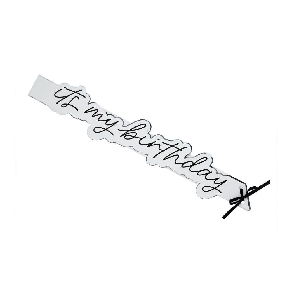 Echarpe It's My Birthday "HB petit noeud"