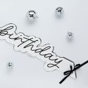 Echarpe It's My Birthday "HB petit noeud"