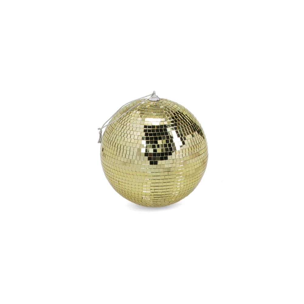Boule à facettes dorée - 15 cm