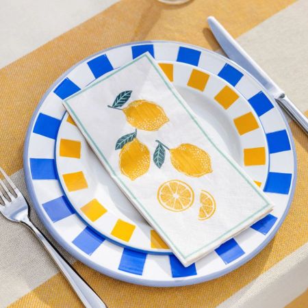 16 serviettes "Lemon Dolce Vita" - 20 cm