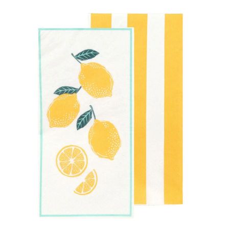 16 serviettes "Lemon Dolce Vita" - 20 cm