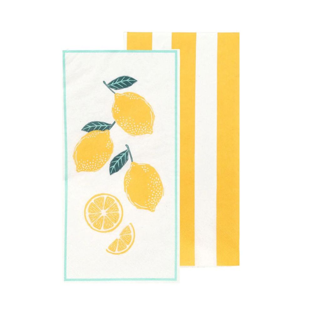 16 serviettes "Lemon Dolce Vita" - 20 cm