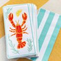 16 serviettes "Lobster Dolce Vita" - 20 cm