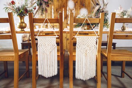 Tenture macramé- 49 cm
