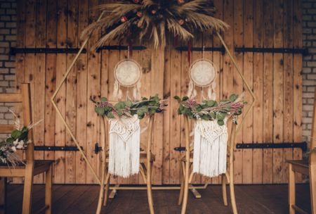 Tenture macramé- 49 cm